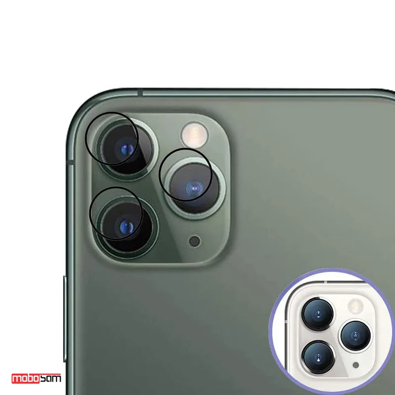 محافظ لنز دوربین یونیفا مناسب برای گوشی موبایل اپل iPhone 11 Pro Max
