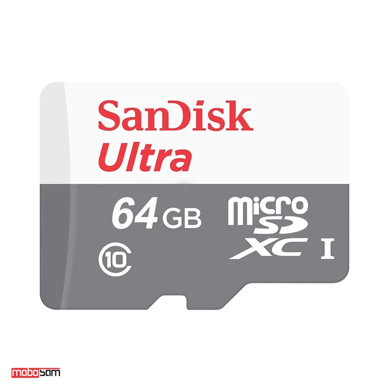 کارت حافظه microSDXC سن دیسک مدل Ultra کلاس 10 استاندارد UHS-I سرعت 100MBps ظرفیت 64 گیگابایت